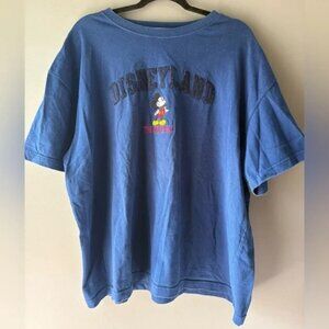 Vintage Disney Blue T-Shirt, size XL. Short sleeve, 100% cotton, Disney world
